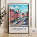 Manchester England Poster - Wall Art