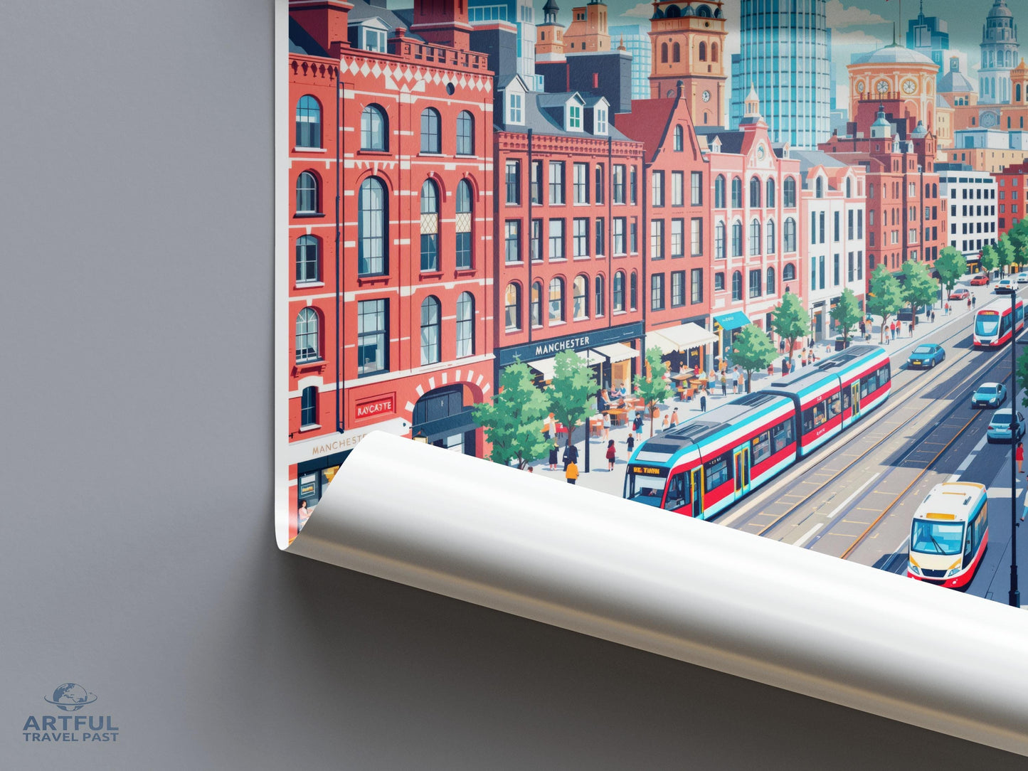 Manchester England Poster - Wall Art