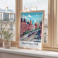Manchester England Poster - Wall Art