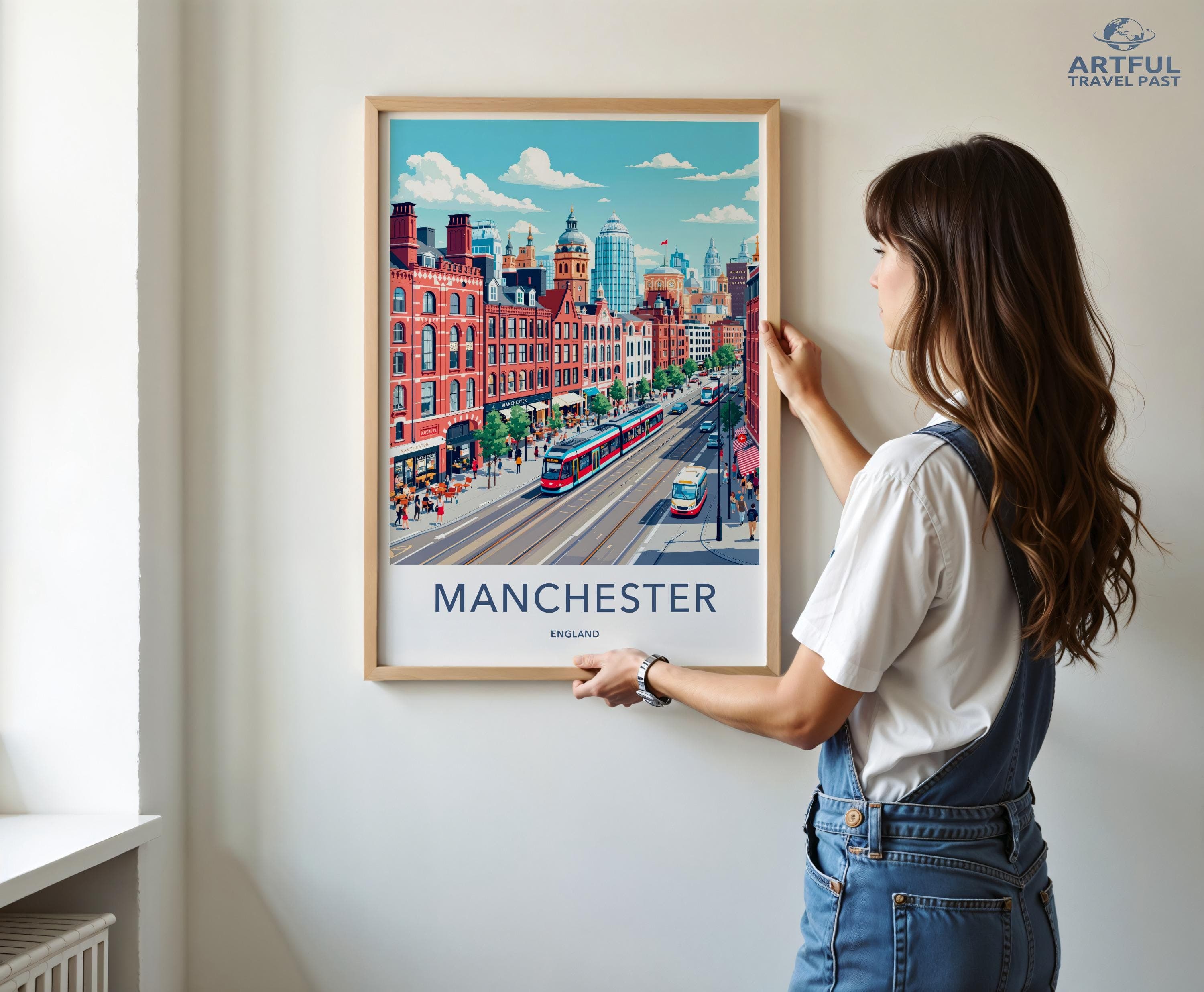 Manchester England Poster - Wall Art