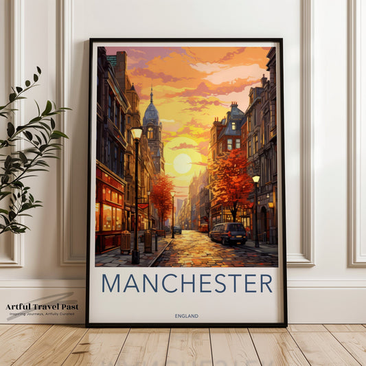 Manchester Poster - England Wall Art