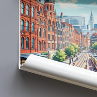 Manchester Poster - England Wall Art