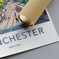 Manchester Poster - England Wall Art