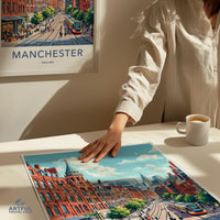 Manchester Poster - England Wall Art