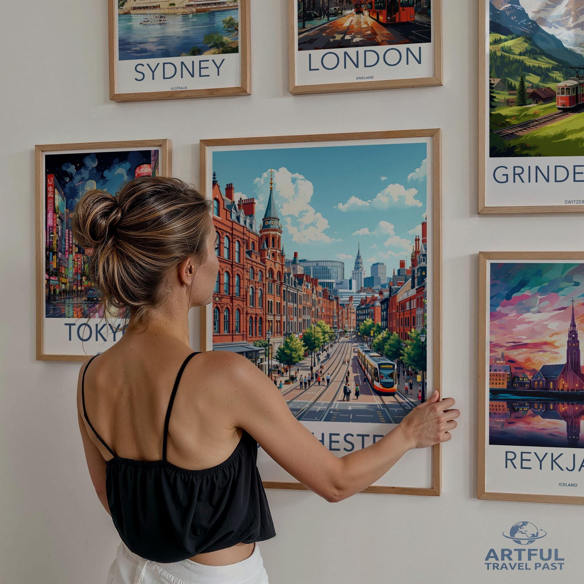 Manchester Poster - England Wall Art