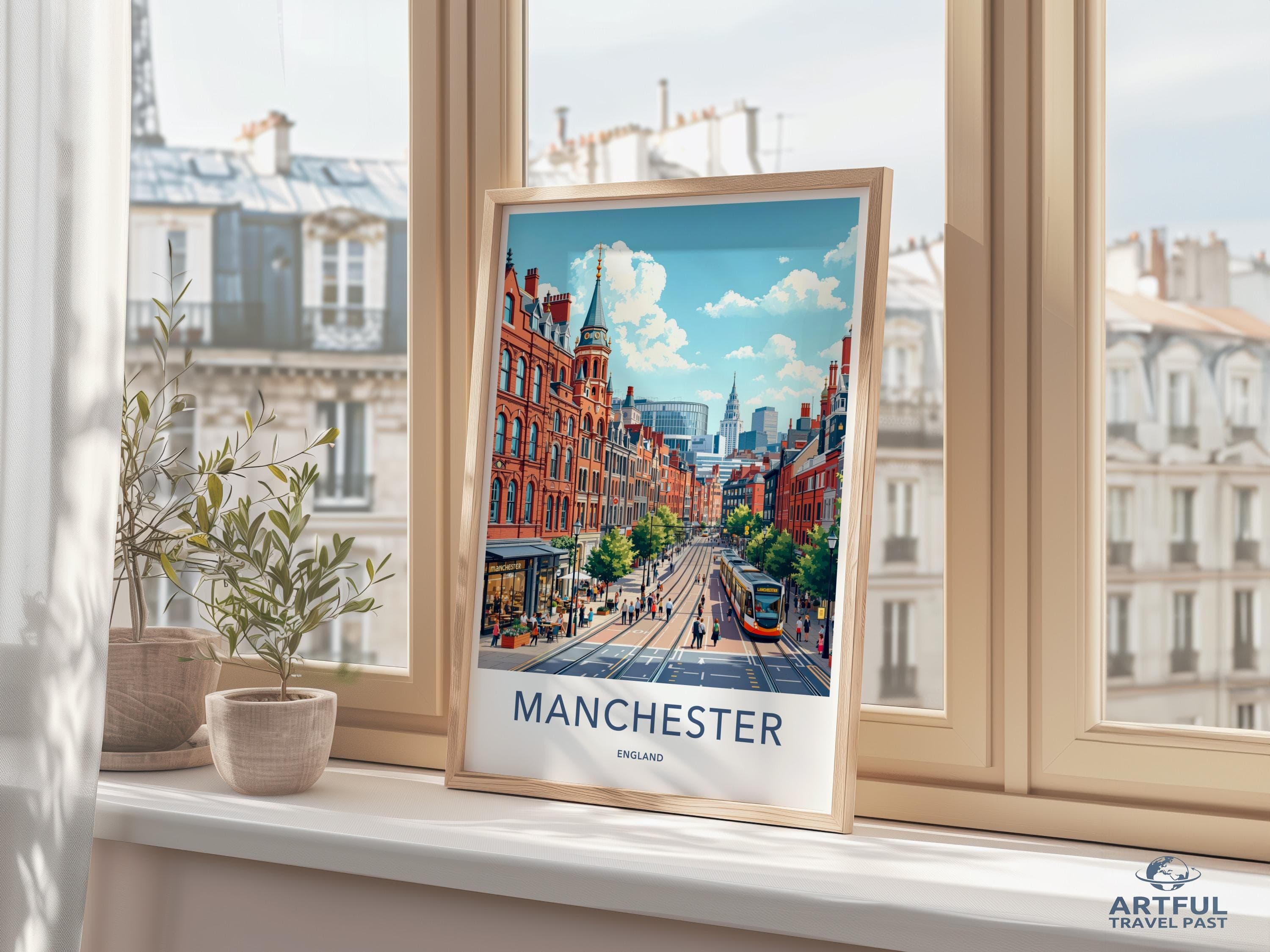 Manchester Poster - England Wall Art