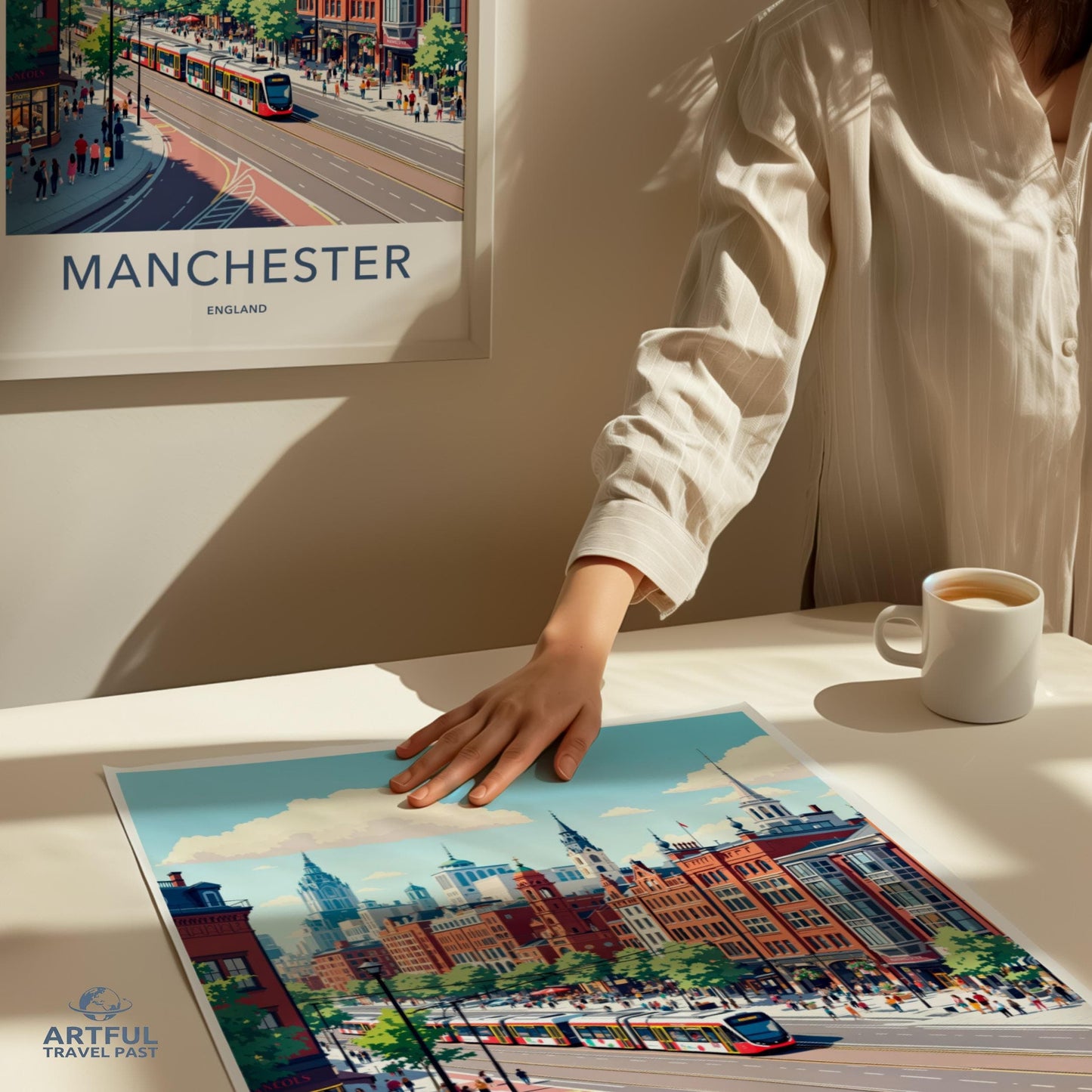 Manchester Poster - England Wall Art