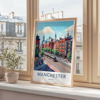 Manchester Poster - England Wall Art