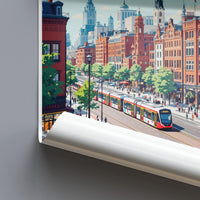 Manchester Poster - England Wall Art