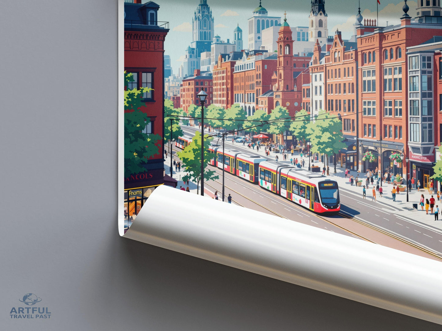 Manchester Poster - England Wall Art