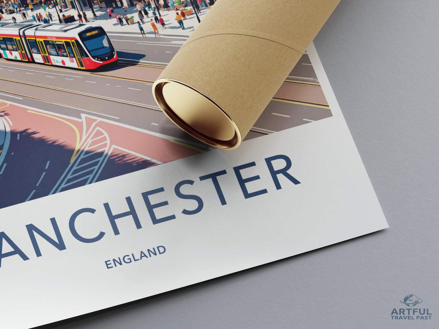 Manchester Poster - England Wall Art