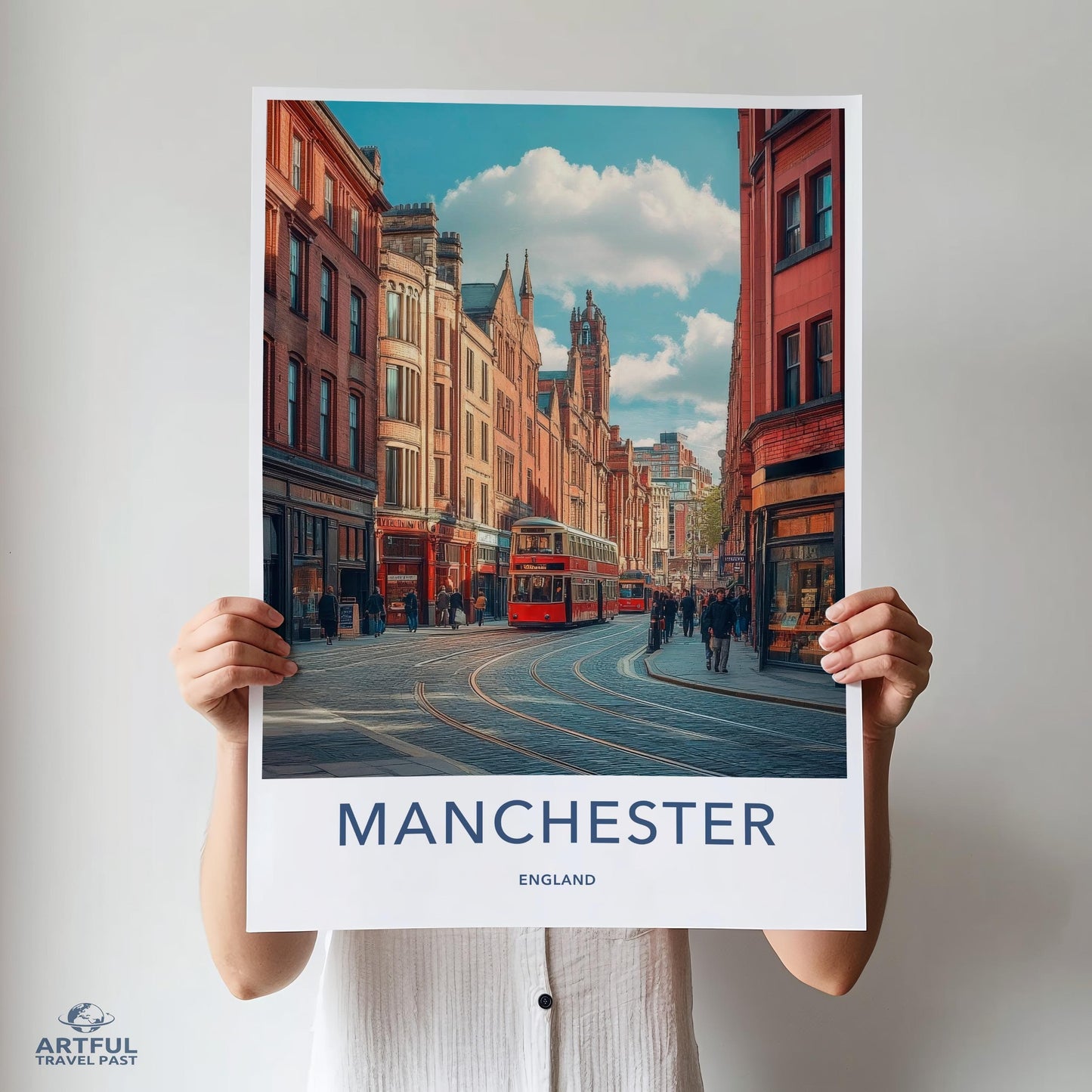 Manchester Poster - England Wall Art