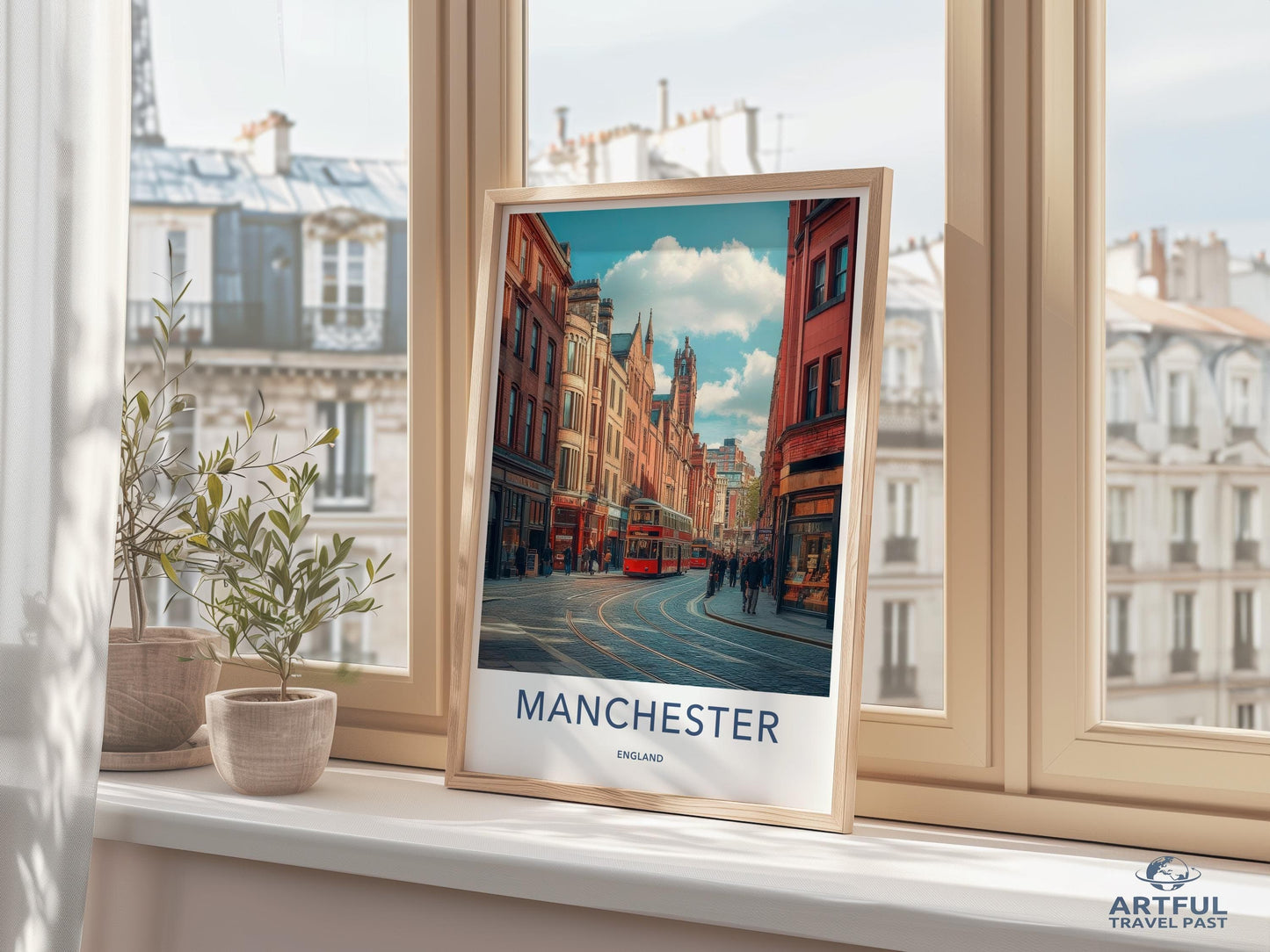 Manchester Poster - England Wall Art