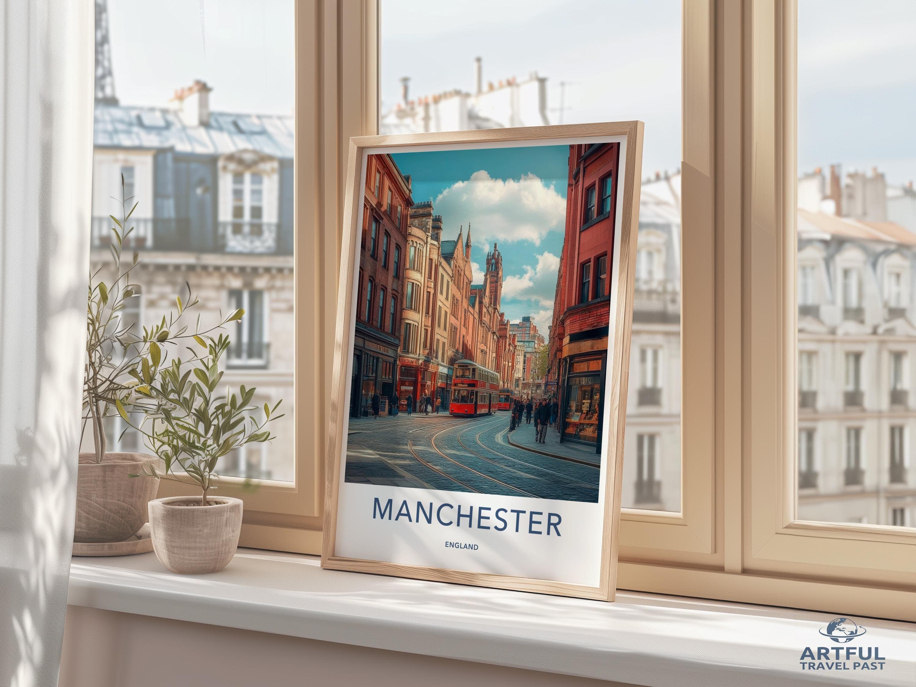Manchester Poster - England Wall Art
