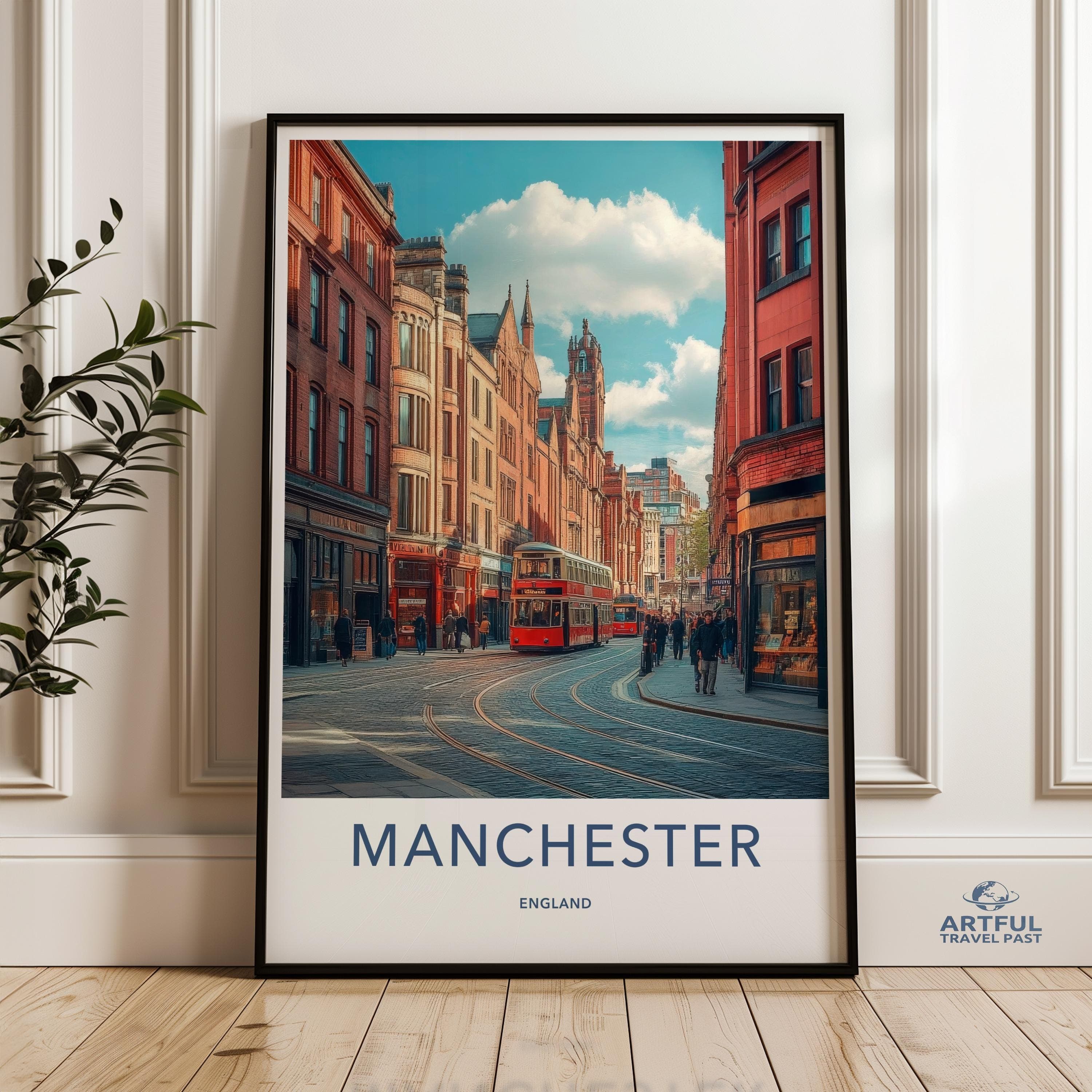 Manchester Poster - England Wall Art
