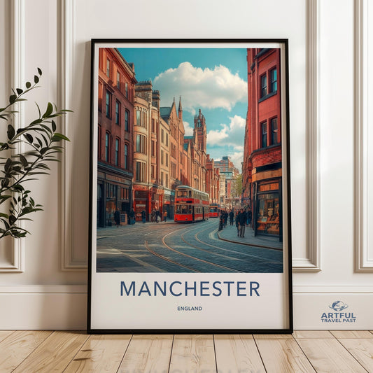 Manchester Poster - England Wall Art