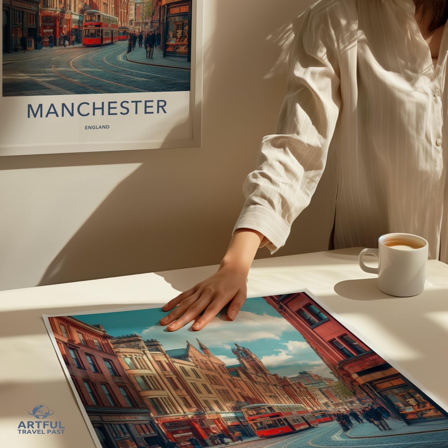 Manchester Poster - England Wall Art