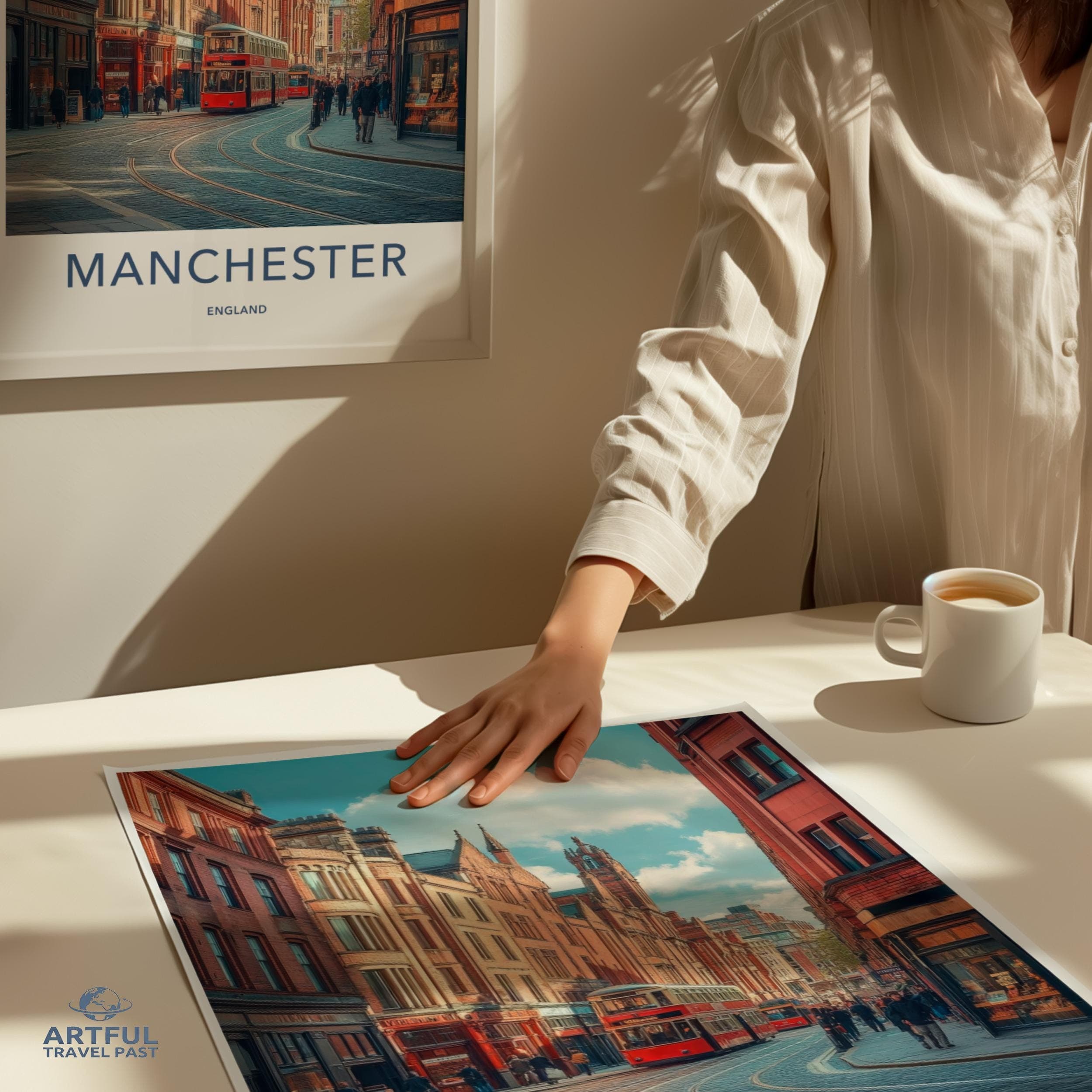 Manchester Poster - England Wall Art