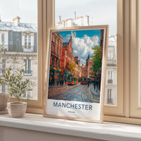 Manchester Poster - England Wall Art
