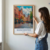 Manchester Poster - England Wall Art