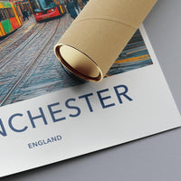 Manchester Poster - England Wall Art