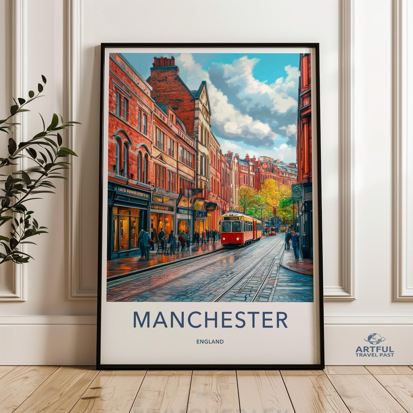 Manchester Poster - England Wall Art
