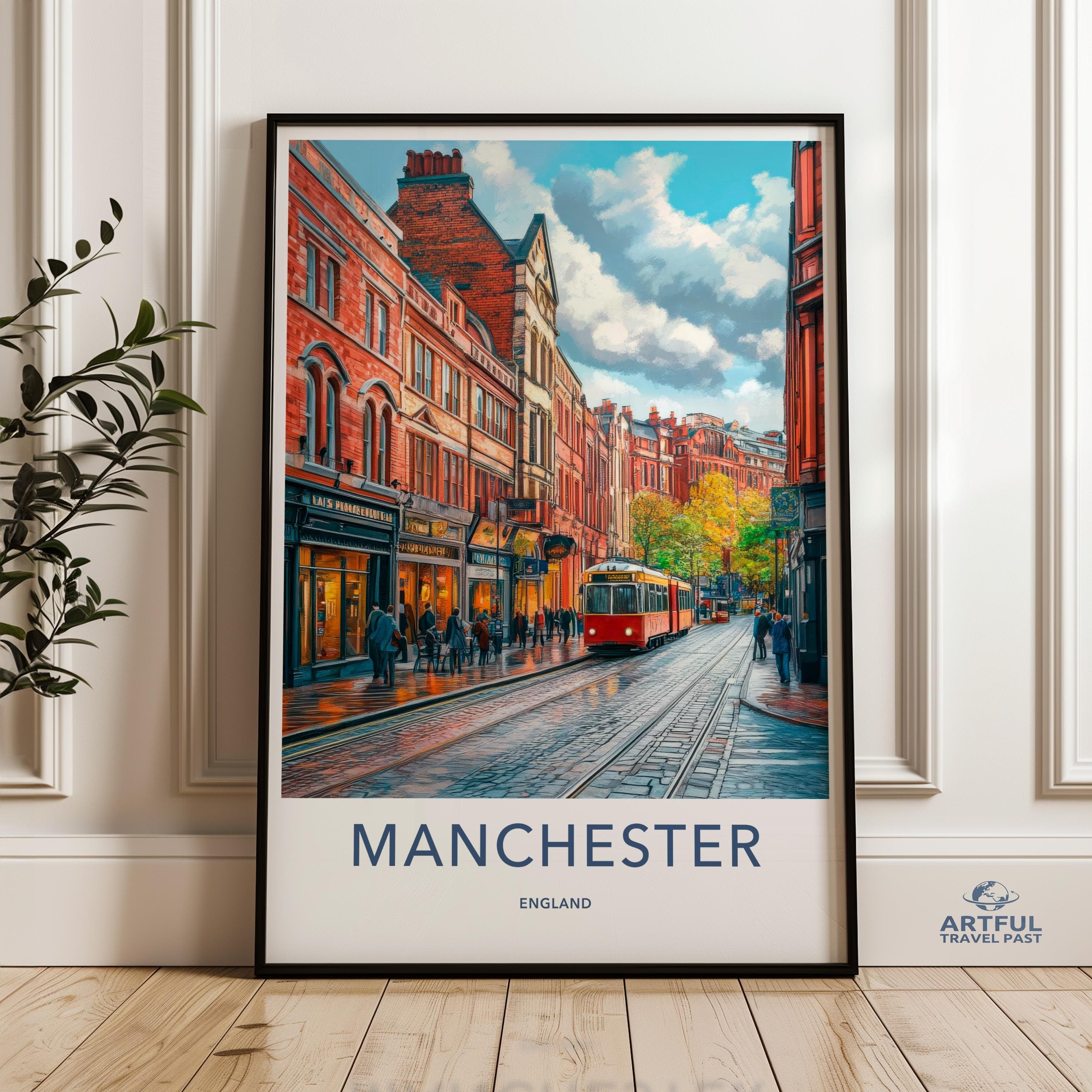 Manchester Poster - England Wall Art