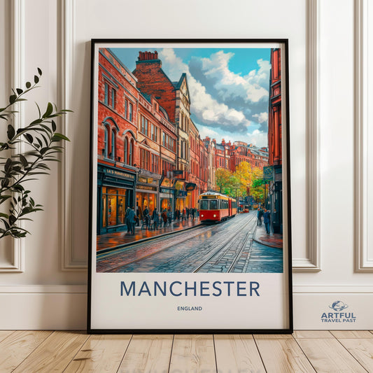 Manchester Poster - England Wall Art