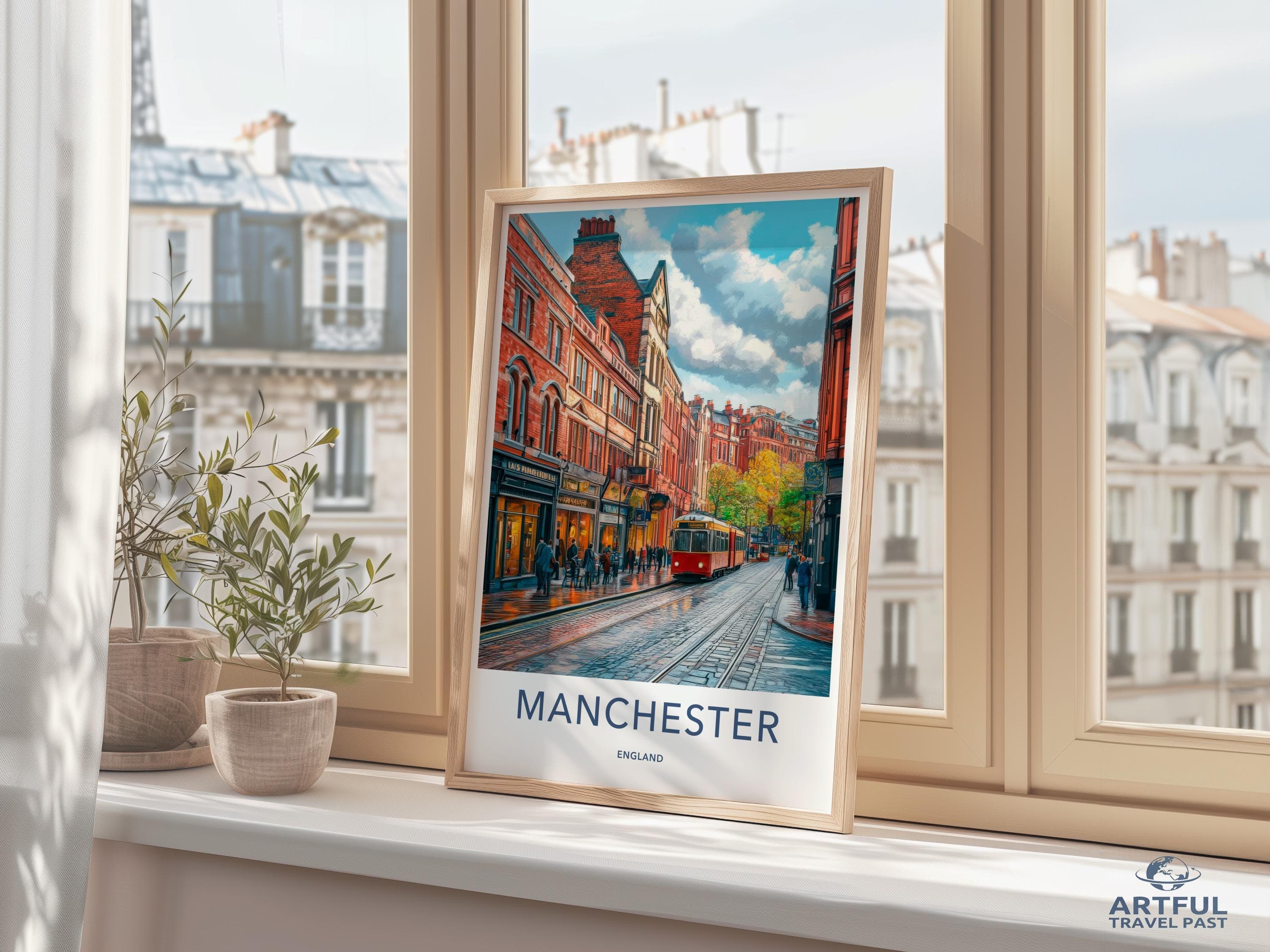 Manchester Poster - England Wall Art
