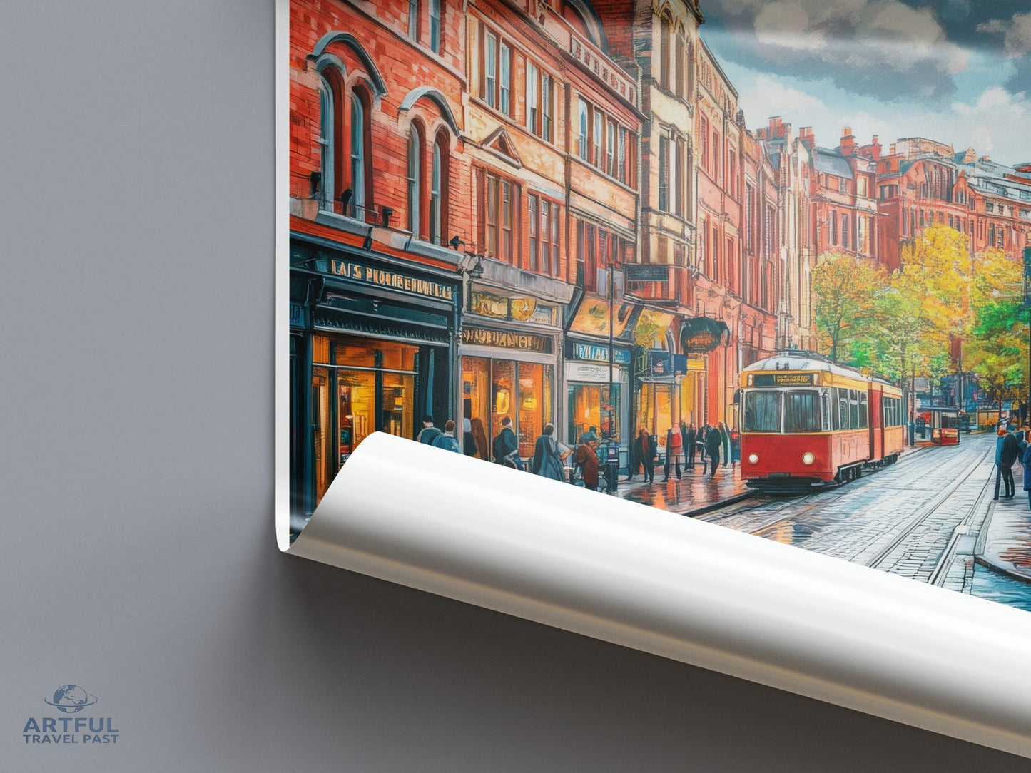 Manchester Poster - England Wall Art