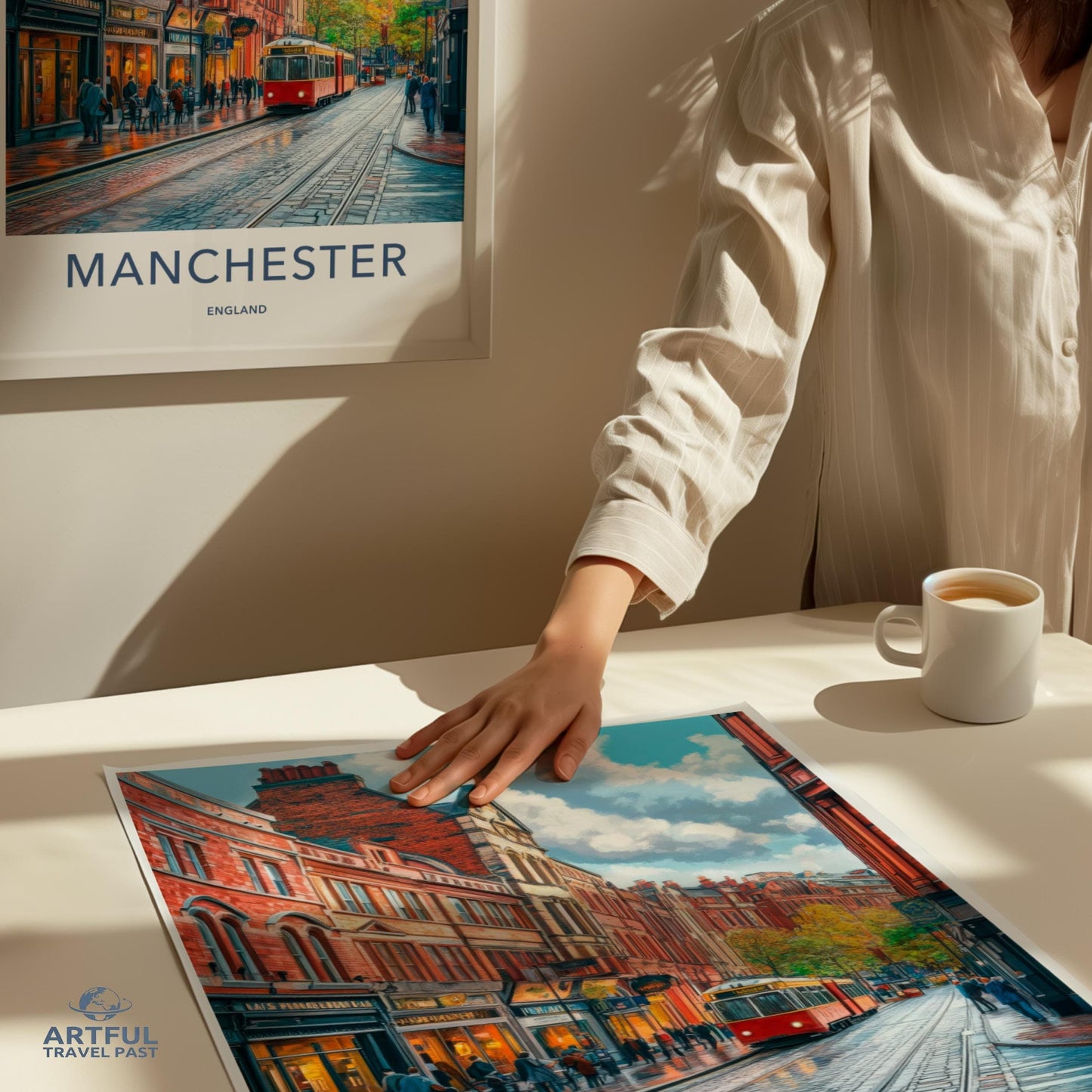 Manchester Poster - England Wall Art