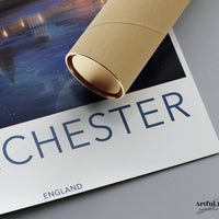 Manchester Poster | England Wall Art | UK Decor