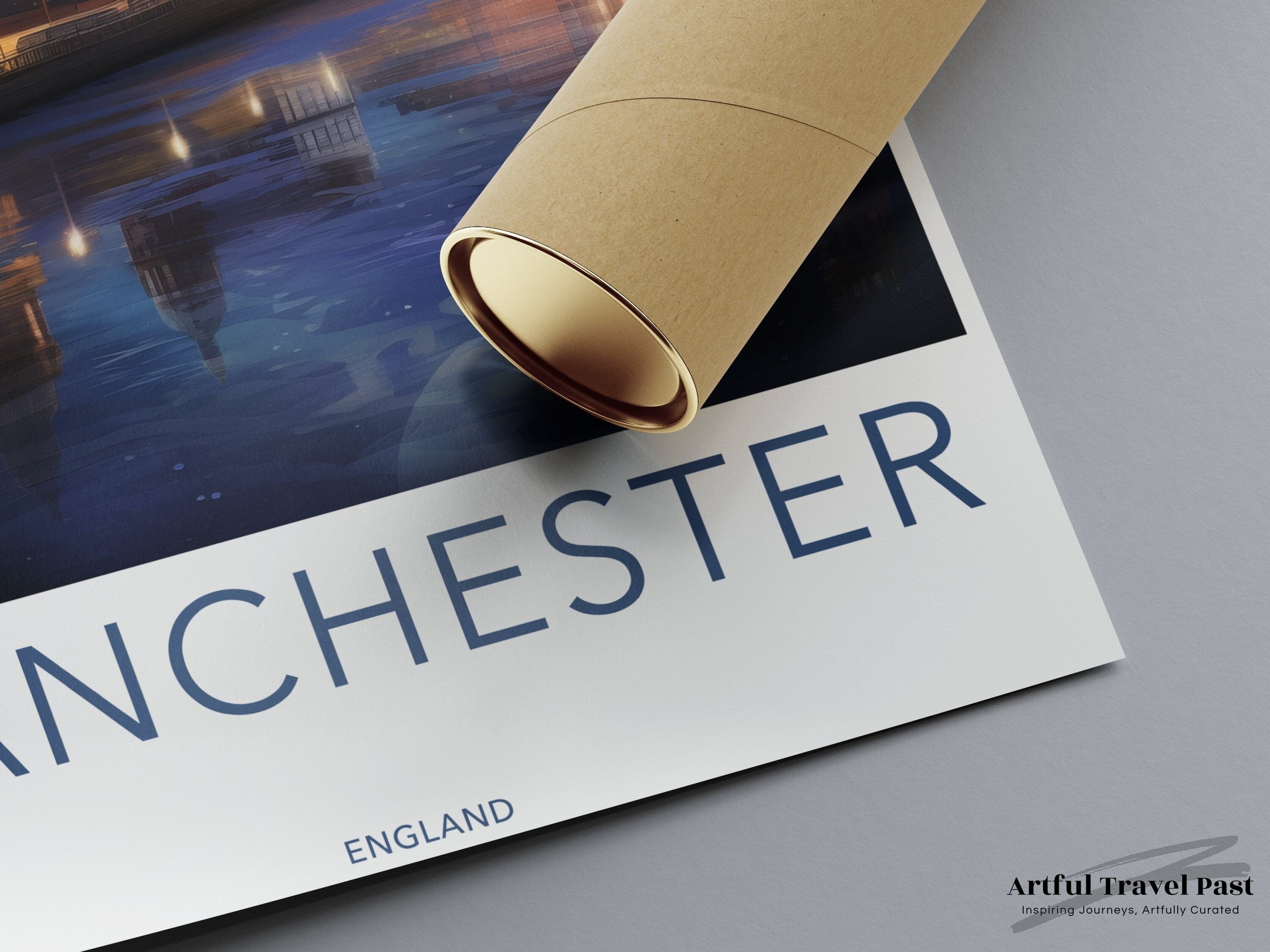 Manchester Poster | England Wall Art | UK Decor