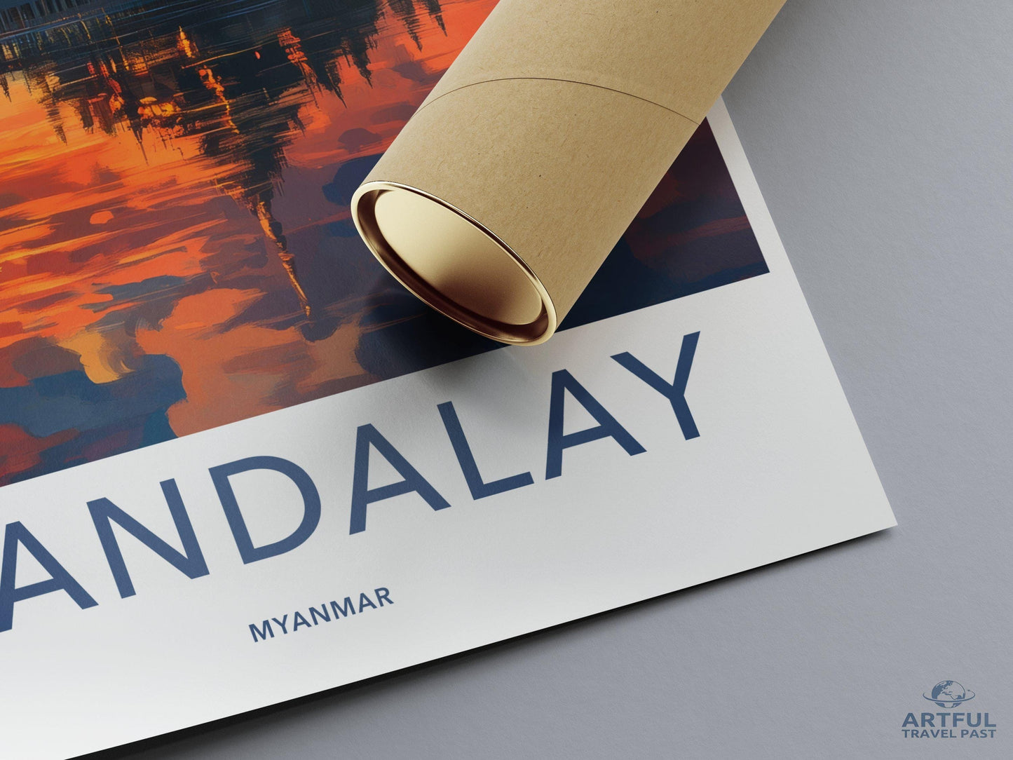 Mandalay Poster - Myanmar Wall Art