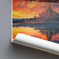 Mandalay Poster - Myanmar Wall Art