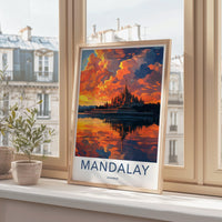 Mandalay Poster - Myanmar Wall Art