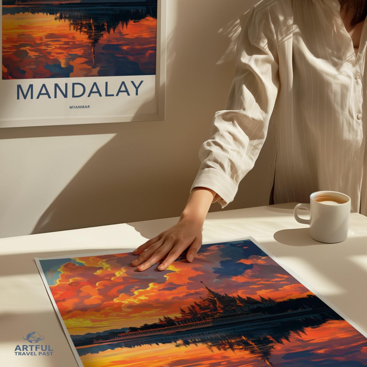 Mandalay Poster - Myanmar Wall Art