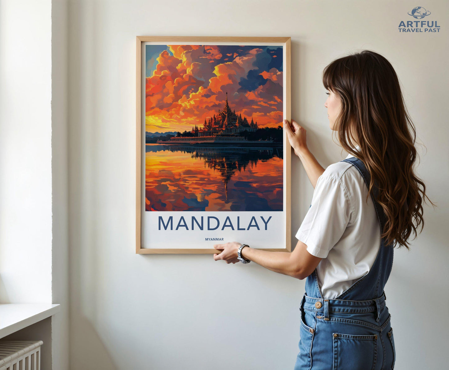 Mandalay Poster - Myanmar Wall Art