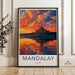Mandalay Poster - Myanmar Wall Art