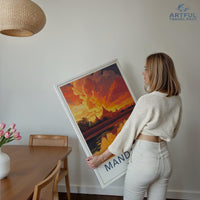 Mandalay Poster - Myanmar Wall Art
