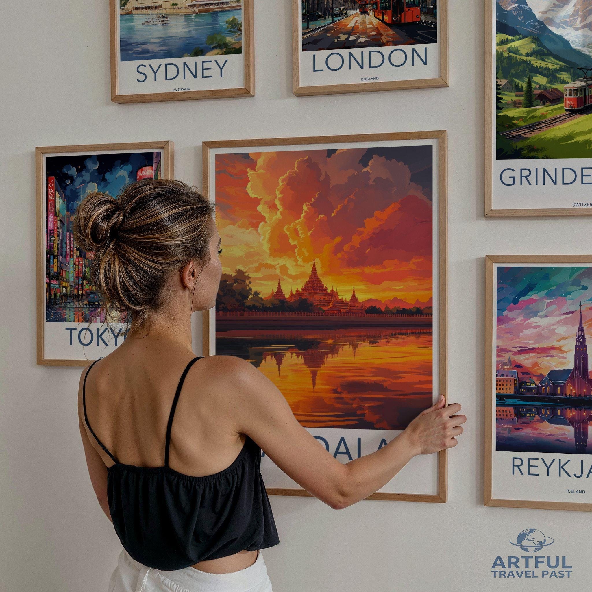 Mandalay Poster - Myanmar Wall Art