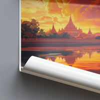 Mandalay Poster - Myanmar Wall Art
