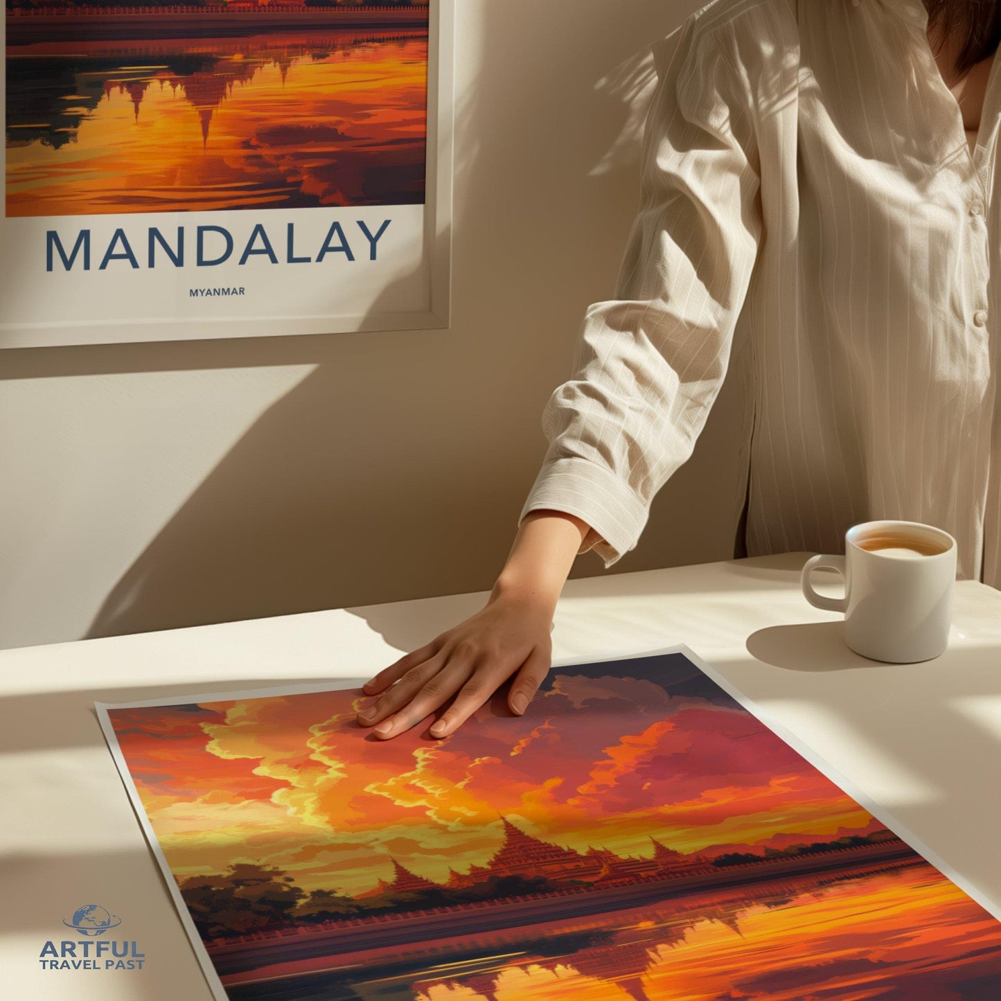 Mandalay Poster - Myanmar Wall Art