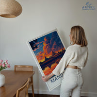Mandalay Poster - Myanmar Wall Art