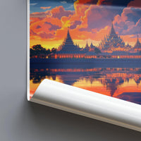 Mandalay Poster - Myanmar Wall Art