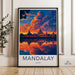 Mandalay Poster - Myanmar Wall Art