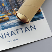 Manhattan Poster - New York Wall Art