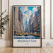 Manhattan Poster - New York Wall Art