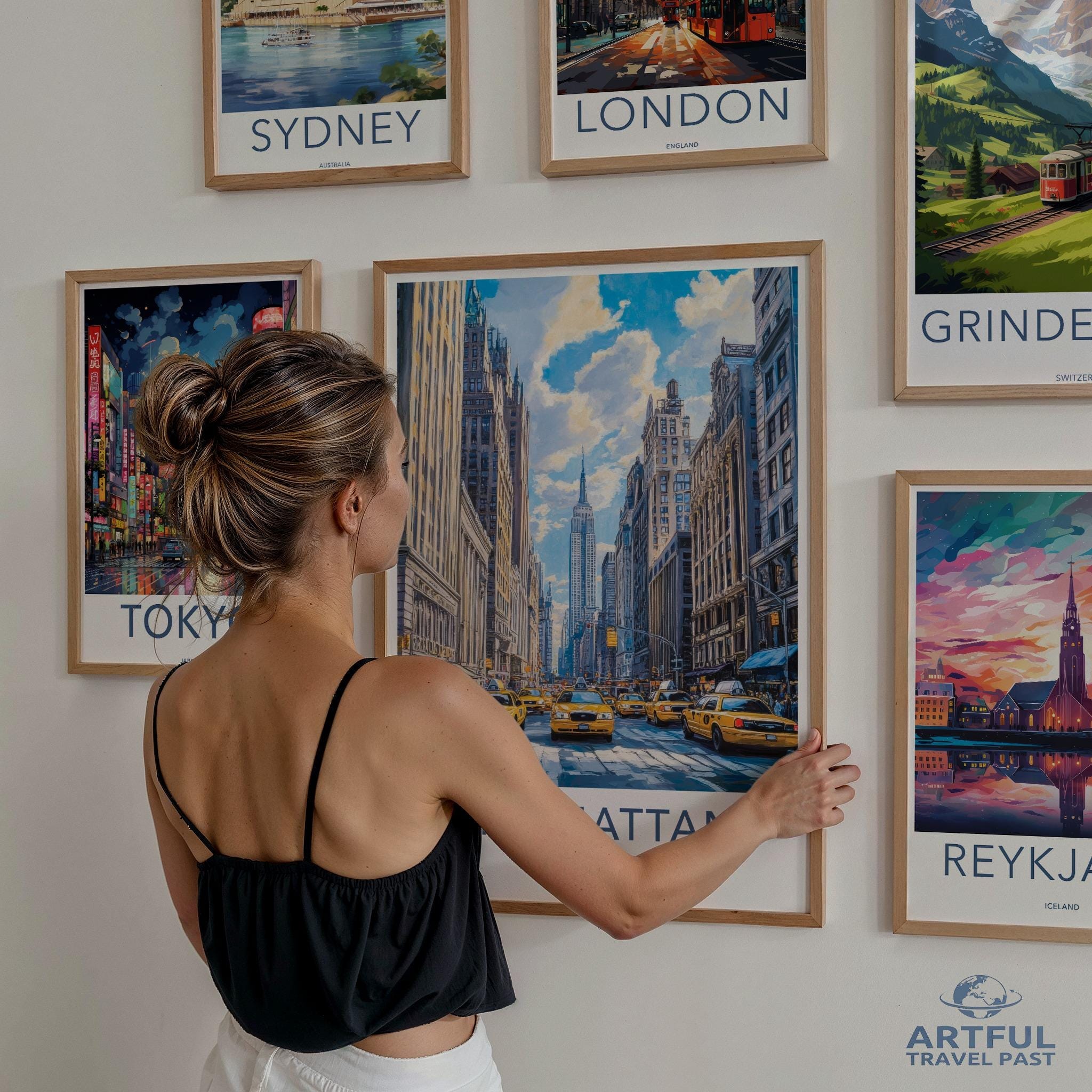 Manhattan Poster - New York Wall Art