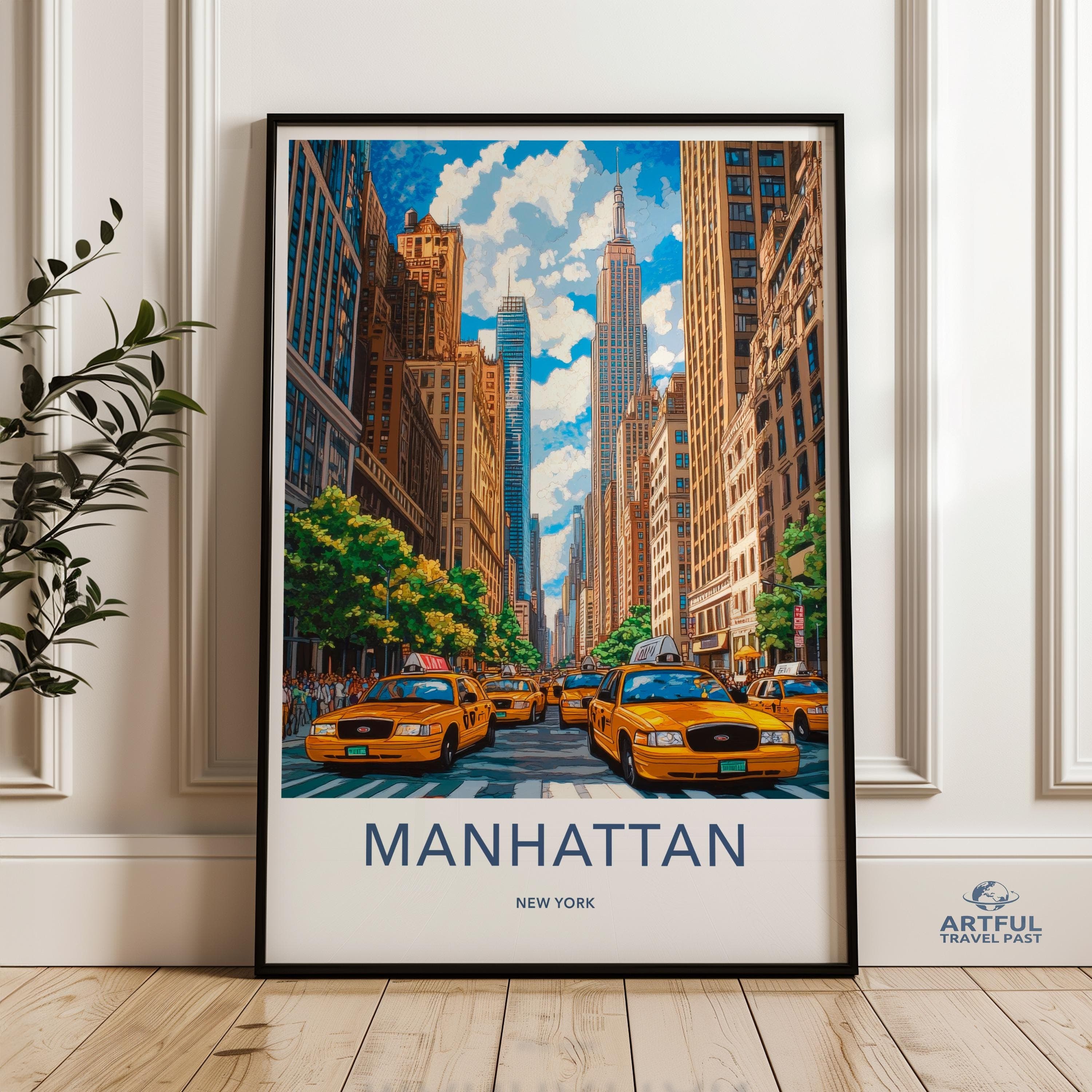 Manhattan Poster - New York Wall Art